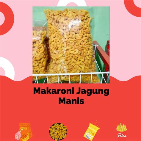 Jual Makaroni Jagung Manis Snack Jajan Kiloan Shopee Indonesia