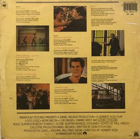 Footloose Original Motion Picture Soundtrack Various Used Vinyl Lp