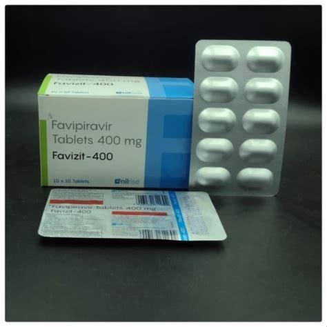 Favipiravir 400 Mg Tablet Favizit 400 At Rs 550 Strip Pharmaceutical