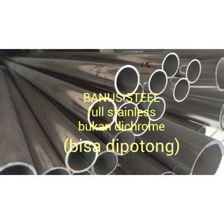 Jual Pipa Stainless 2 Inch OD 50 8 Mm Tebal 1 2 Mm Panjang 6 Mtr