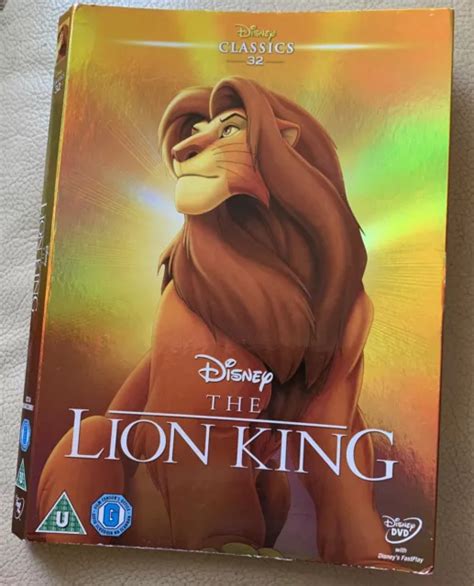 DISNEY CLASSICS No 32 The Lion King DVD Slipcover Only No DVD