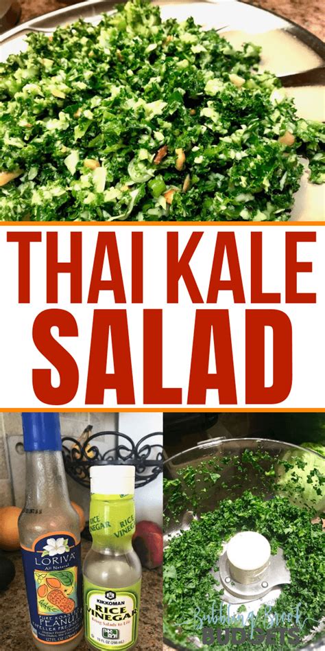 Houston S Kale Salad Recipe Copycat W Thai Peanut Dressing Recipe Kale Salad Thai Peanut