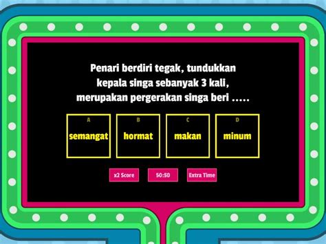 Latihan Pengukuhan Pergerakan Berirama Gameshow Quiz