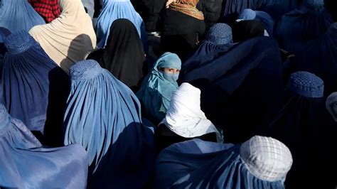 Afghan Women Protest Against Talibans Restriction On Their Rights