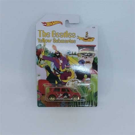 Hot Wheels The Beatles Yellow Submarine Morris Mini Cooper George Harrison Antique Toy World