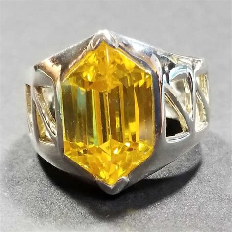 Yellow Topaz Ring - Etsy