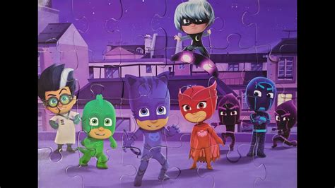 Pj Mask Owlette Gekko Catboy With Romeo Luna Girl And Night Ninja