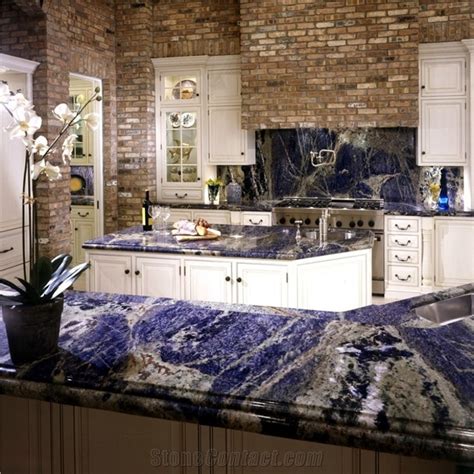 Sodalite Blue Granite Kitchen Countertop Bench Top Islands Top From