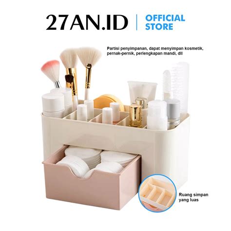 Jual 27AN ID Rak Kosmetik Wanita H243 Kotak Penyimpanan Makeup