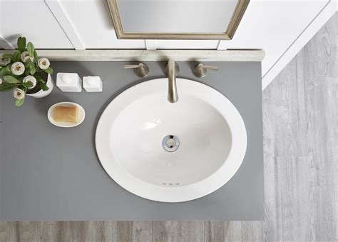 Bathroom Sinks Oval Drop In Everything Bathroom