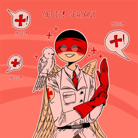 Countryhumans: Germany as Medic ~ by Ariyamidai on DeviantArt