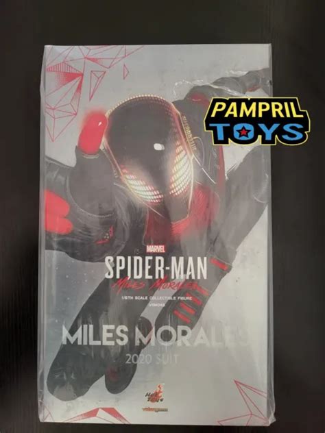 IN STOCK HOT Toys Vgm49 Vgm049 Miles Morales 2020 Suit Spider Man Spiderman New EUR 299 00