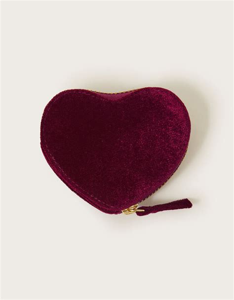 Mini Heart Embroidered Purse