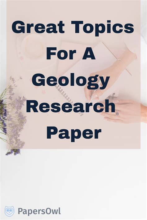 The Words Great Topics For A Geology Research Paper On Top Of A White Table