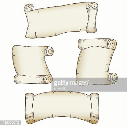 parchment set royalty  vector stock freeimages