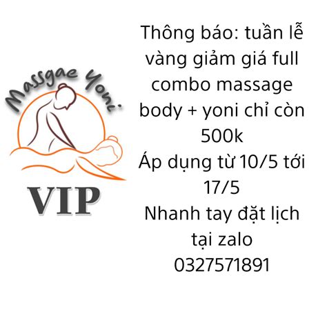 Massage Yoni Luxury Cho Nữ 8 P Dịch Vọng Dịch Vọng Cầu Giấy Hà