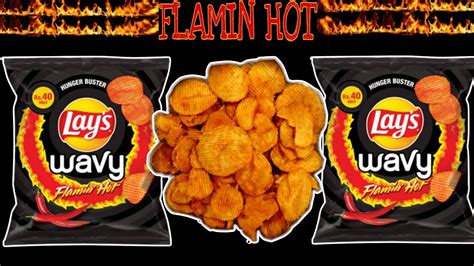 Asmr Satisfying Sounds With Lays Wavy Flamin Hot Flavour Youtube