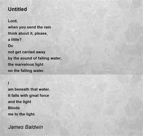 Untitled Untitled Poem By James Baldwin