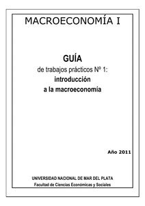 Macroeconom A I Gu A De Trabajos Pr Cticos N Introducci N A La