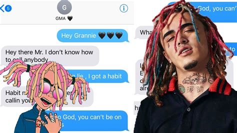 Lil Pump Drug Addicts Lyric Text Prank On Grandma Gone Wrong Youtube