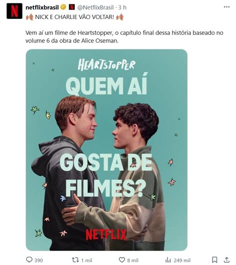 Heartstopper série da Netflix será encerrada filme Guia Gay São Paulo