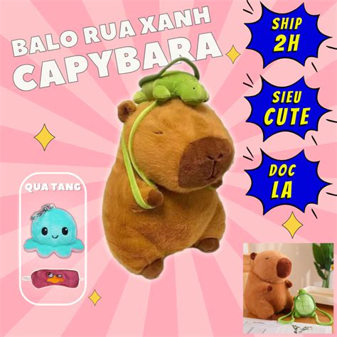 Th Nh I B Ng Capybara Eo Balo R A Xanh Size T Cm N Cm Qu