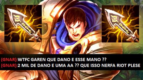 ISSO DEVIA SER PROIBIDO GAREN GUME DO INFINITO A BUILD PROIBIDA DE