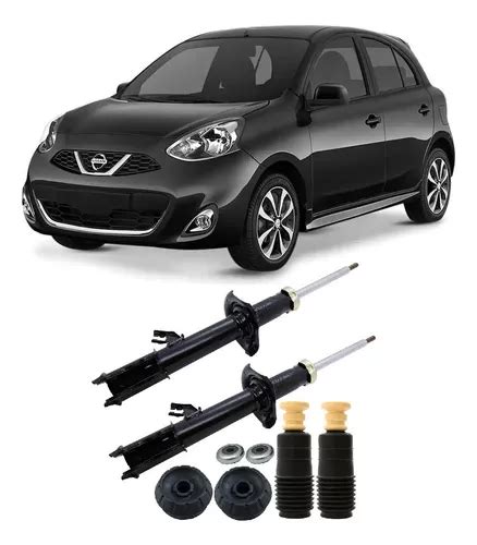 Amortecedor Kit Batente Nissan March Diant 2012 Até 2015