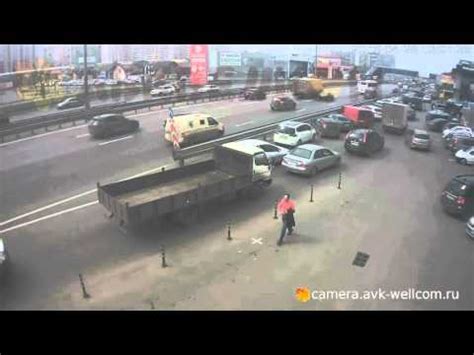 Легкая авария на Новорязанском шоссе, 28.04.2016 - YouTube