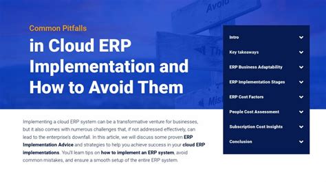 Common Pitfalls In Cloud Erp Implementation And How To Avoid Them