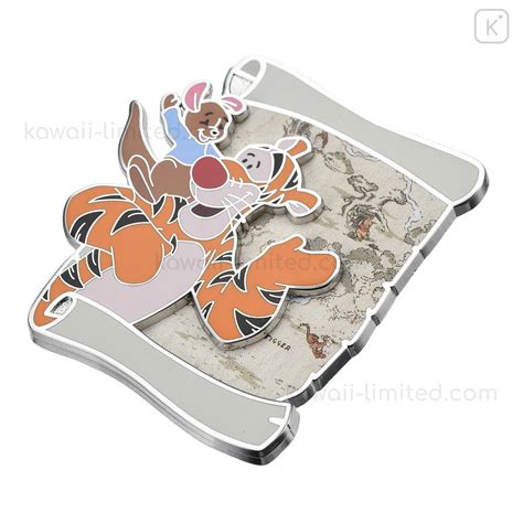 Japan Disney Store Pin Badge Winnie The Pooh Tigger And Roo Kawaii