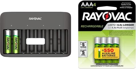 Amazon Rayovac AAA Plus Rechargeable Batteries And USB Battery