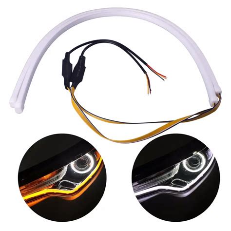 Pcs Slim Flexible Switchback Led Knight Rider Strip Light For