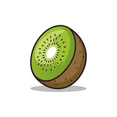 Kiwi desenho animado vetor Ilustração conceito de arte de estilo plano