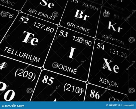 Iodine Element Periodic Table Stock Photos - Download 10 Royalty Free ...