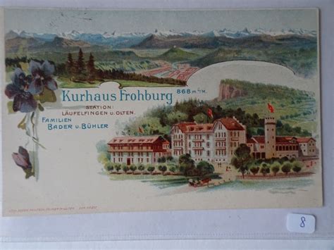 AK Kurhaus Frohburg Bei Olten Gelaufen 1910 Kaufen Auf Ricardo