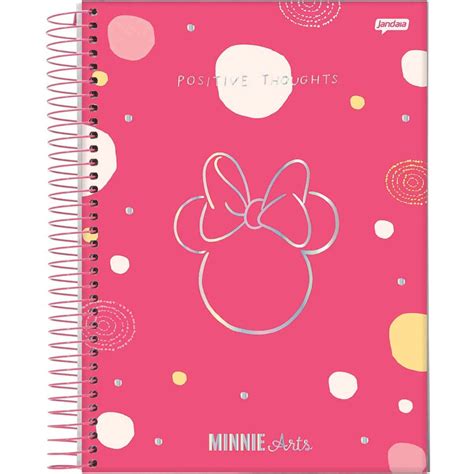 Caderno Smart Universitario Minnie Dac Busca Na AQUARELE PAPELARIA