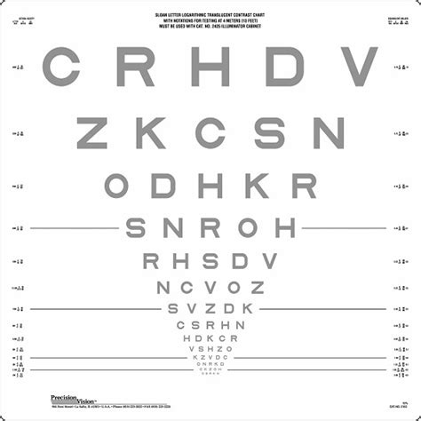 2153a Sloan Revised Low Contrast Chart Scrambled A 4m 25 Percentage