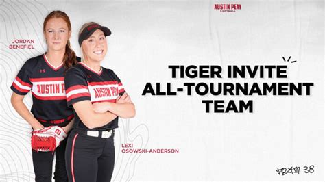 Apsu Softball S Ordan Benefiel Lexi Osowski Anderson Picked For Tiger