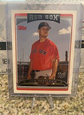 Topps Jon Papelbon Rookie Card Boston Red Sox Ebay