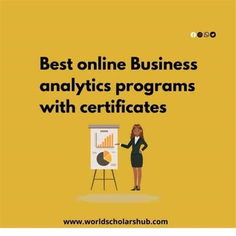 20 Best Online Business Analytics Programs With Certificates