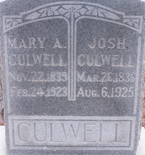 Joshua B Culwell M Morial Find A Grave