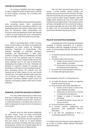 Acct Module Reviewer Accounting Cycle Series Of Steps Used To