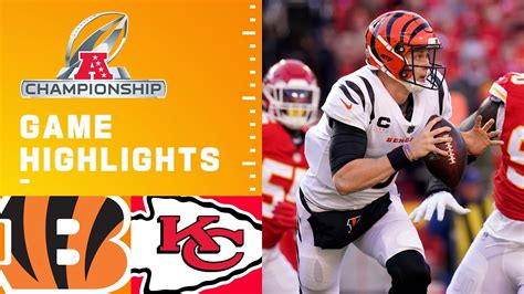 Bengals Top Plays Vs Chiefs Afc Championship Game Win Big Sports