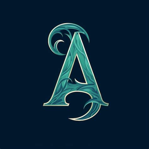 Premium Ai Image Monogram Logo A