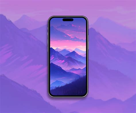 Purple Mountains & Clouds Wallpaper - Mountains Purple Wallpaper