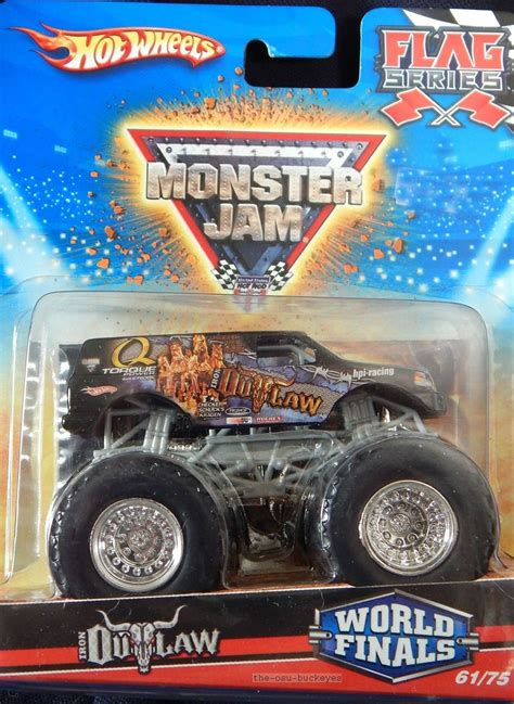 Hot Wheels Monster Jam World Finals IRON OUTLAW Flag Series EBay