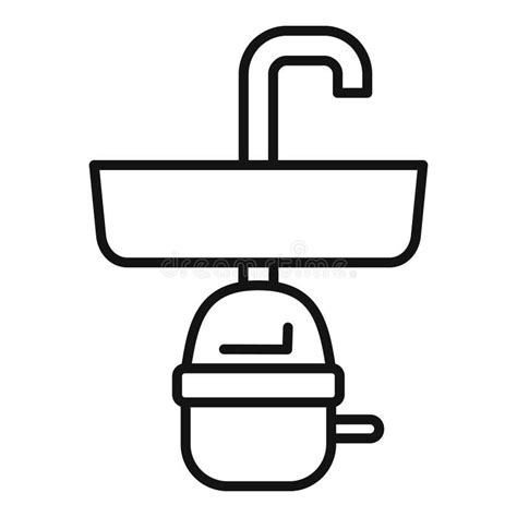 Water Meter Showing Cubic Meters Flowing Using Gauge Icon Stock Vector