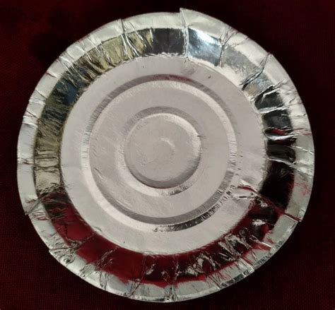 9 Inch Disposable Silver Paper Plate At Rs 0 62 Piece Bhopal ID