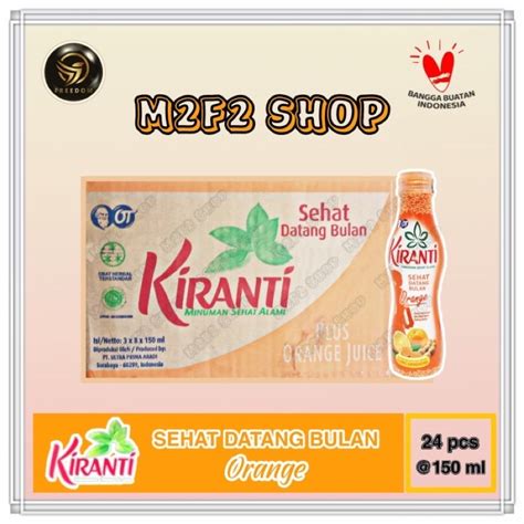 Jual Kiranti Minuman Kesehatan Datang Bulan Orange Juice Jus Jeruk